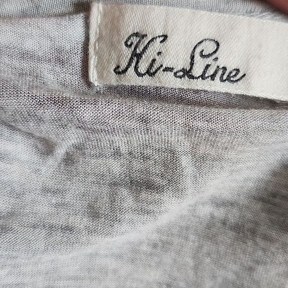 Hi Line Striped Tank Top in Gray & Earth Tones, Modal, Size M - Picture 4 of 7